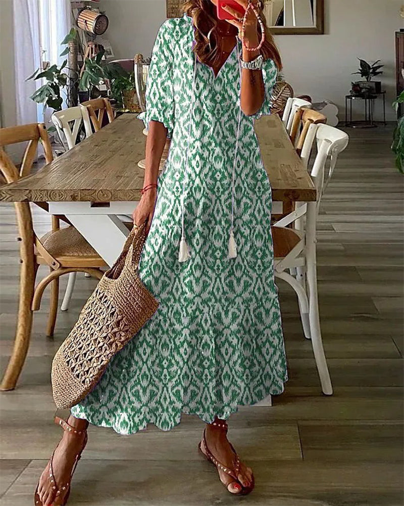 Emorra™ | Boho Tummy Coverage Dress