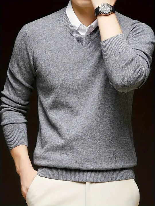 Pique™ | Men's V-Neck Knit Sweater