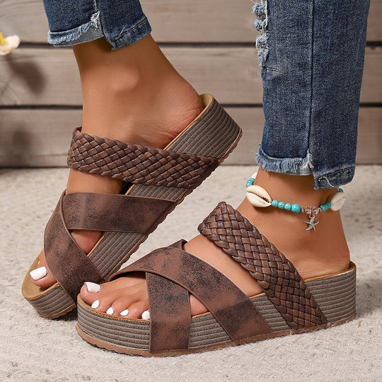 Caelora™ | Orthopedic Leather Sandals Made of High-Quality Material