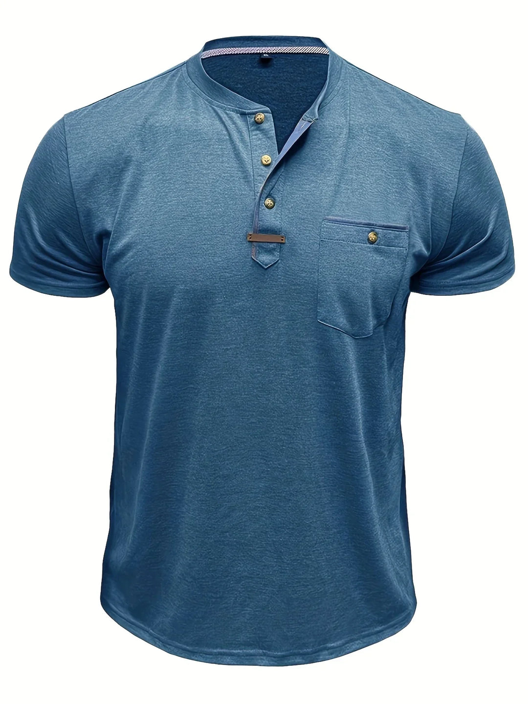 Varo™ | Elegant Round Neck T Shirt With Pocket