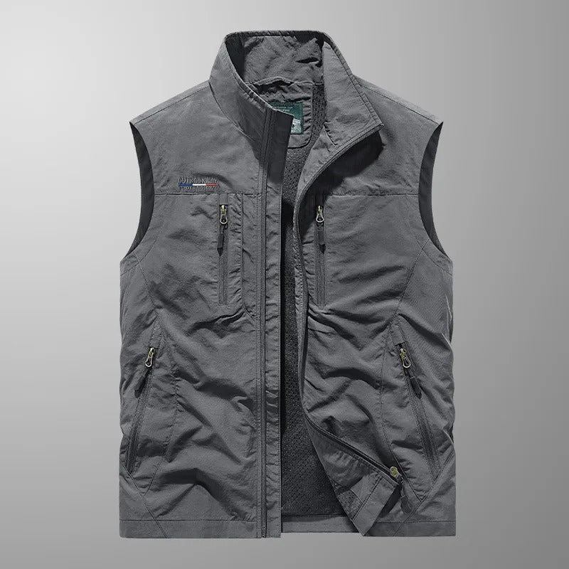 Bray™ | Multi-Pocket Breathable Outdoor Cargo Vest