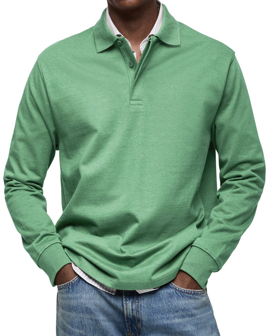 Roen™ | Casual Long Sleeve Polo Shirt