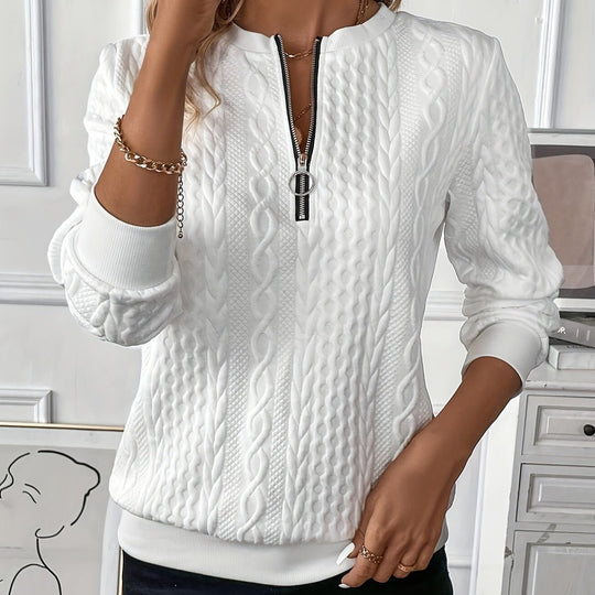 Viola™ | Chic Zip-Up Sweater