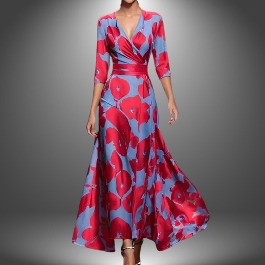 Vallina™ | Handcrafted Women's Long Dress