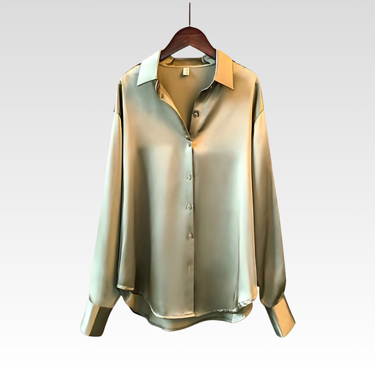 Velinya™ | Satin shirt for women