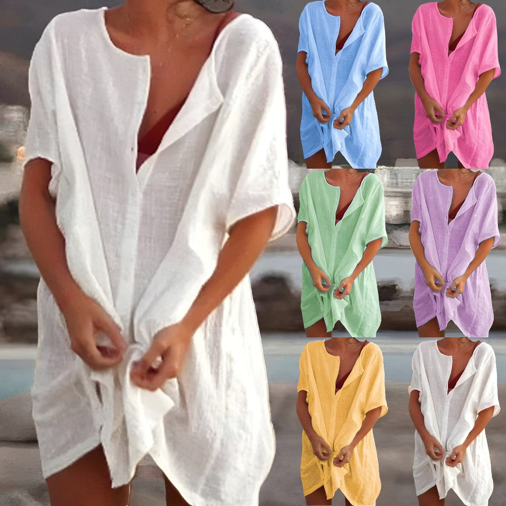 Oria™ | Slim Cotton Summer Dress