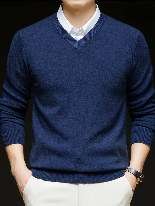 Pique™ | Men's V-Neck Knit Sweater