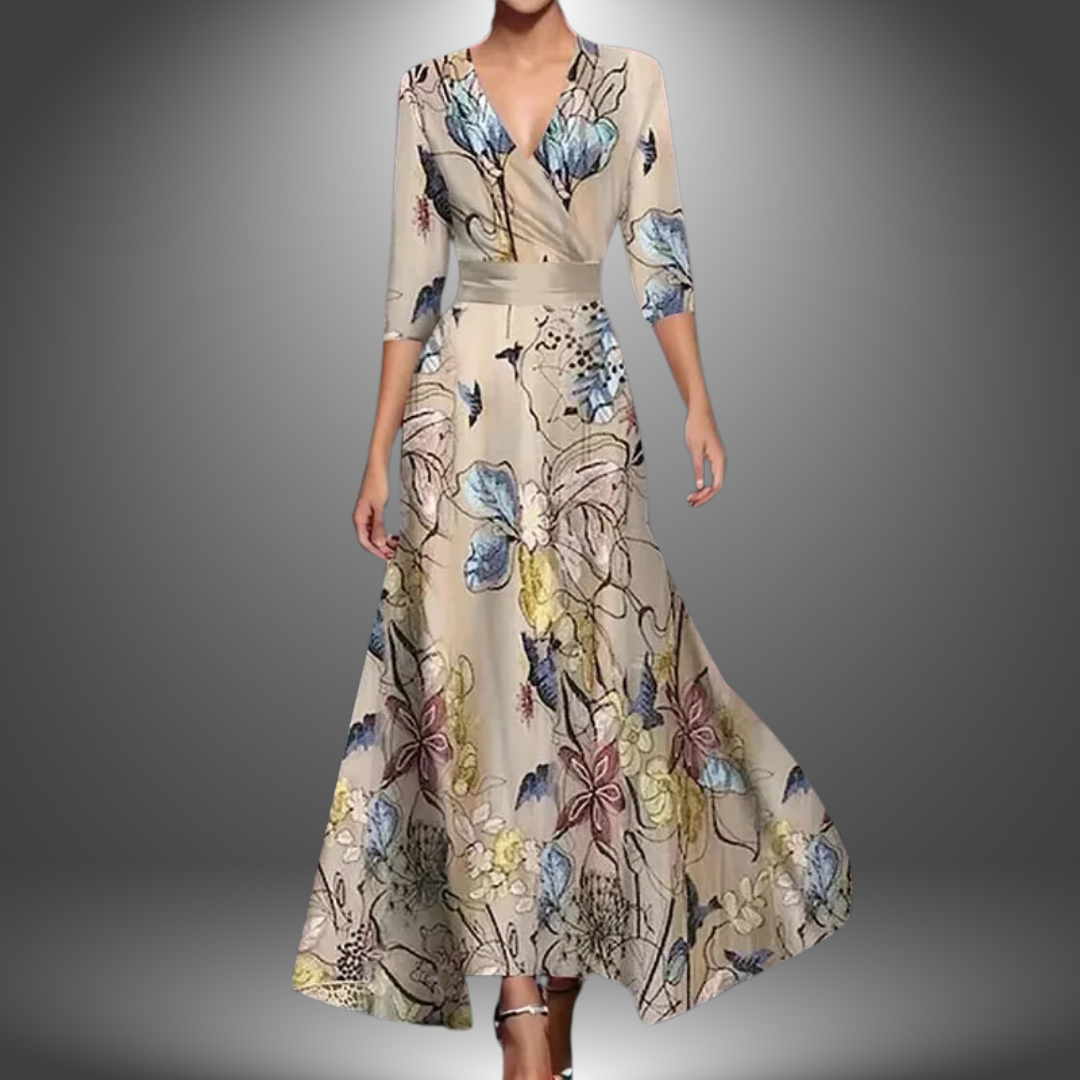 Vallina™ | Handcrafted Women's Long Dress