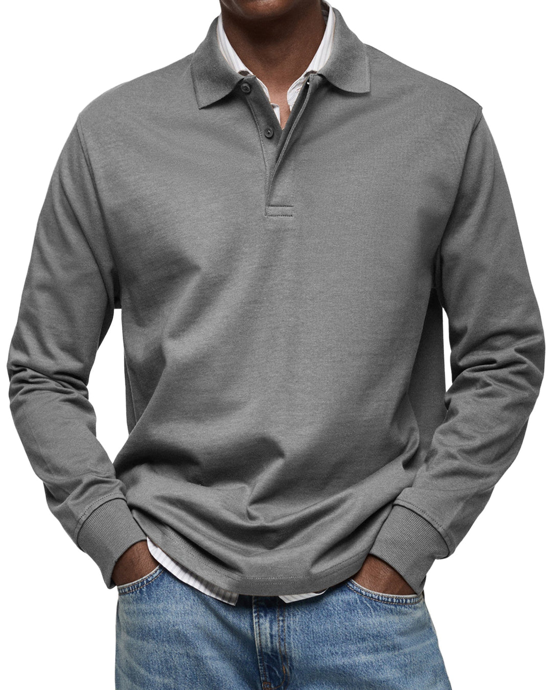 Roen™ | Casual Long Sleeve Polo Shirt