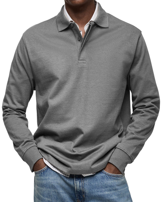 Roen™ | Casual Long Sleeve Polo Shirt