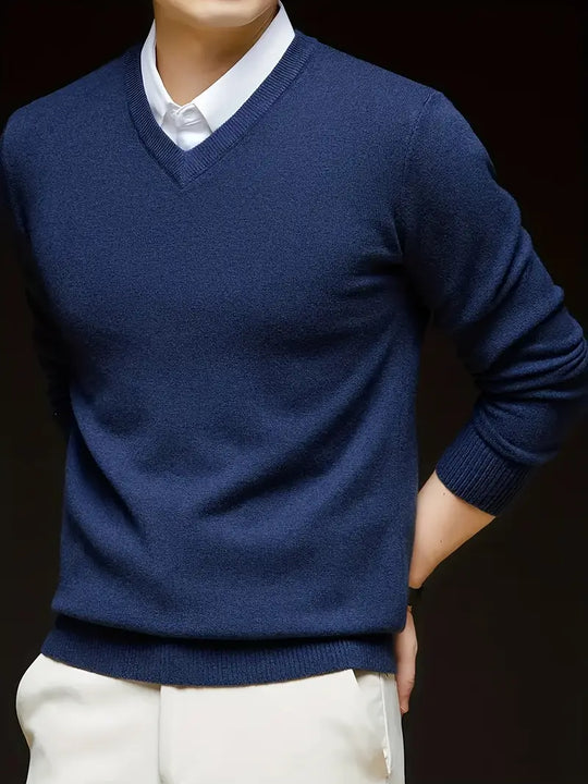 Pique™ | Men's V-Neck Knit Sweater