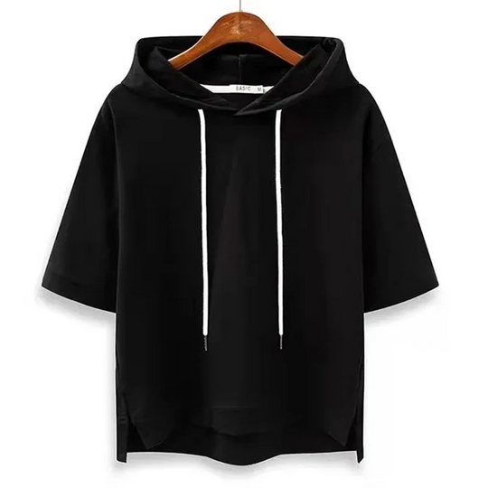 CLARISSE™ |SHORT-SLEVE HOODIE