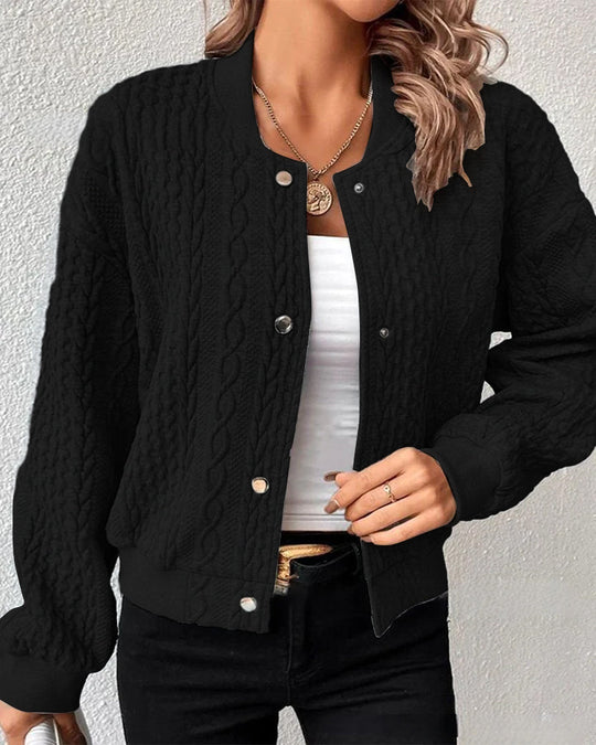 Evelith™ - Elegant Textured Cardigan