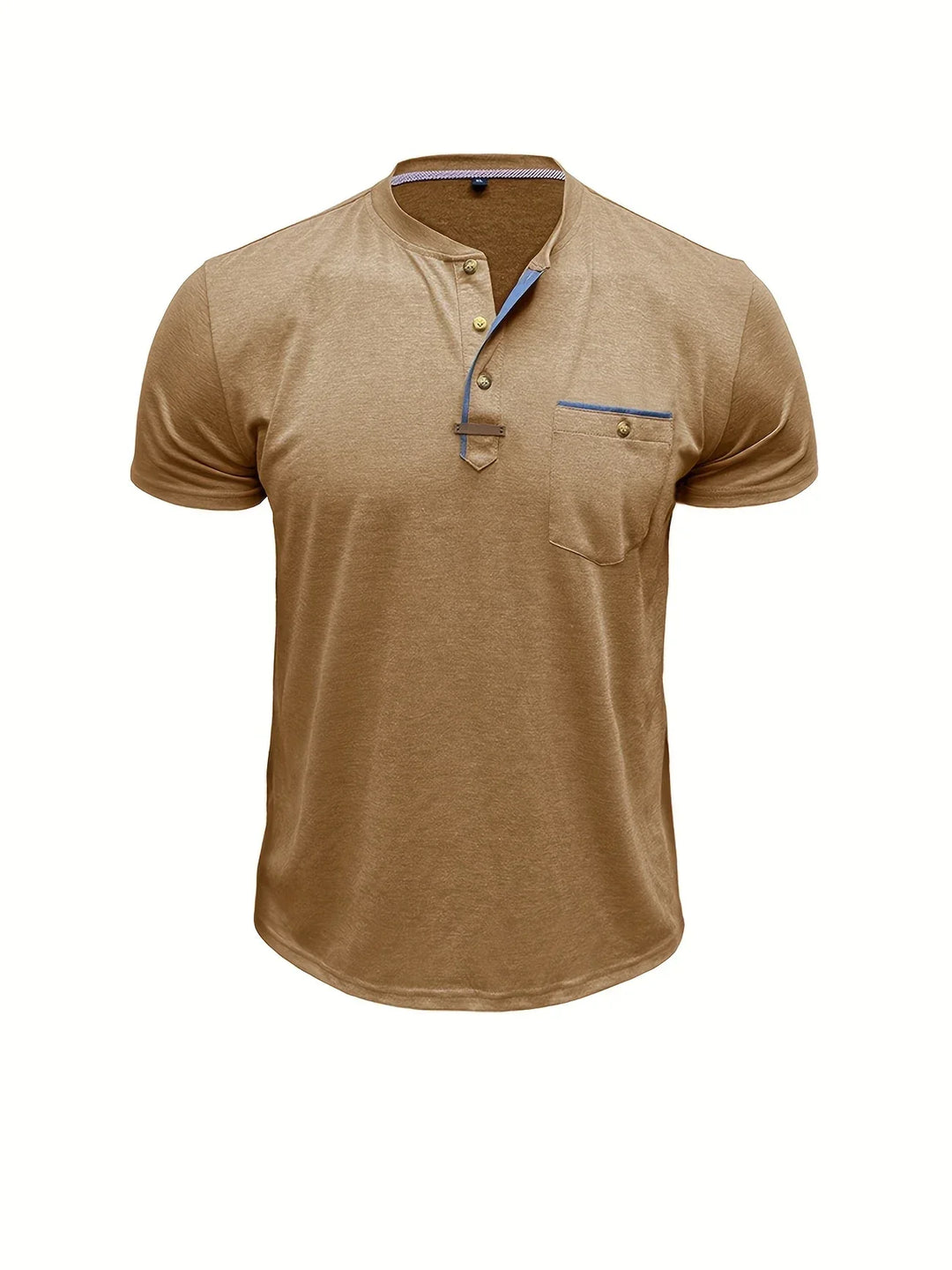Varo™ | Elegant Round Neck T Shirt With Pocket