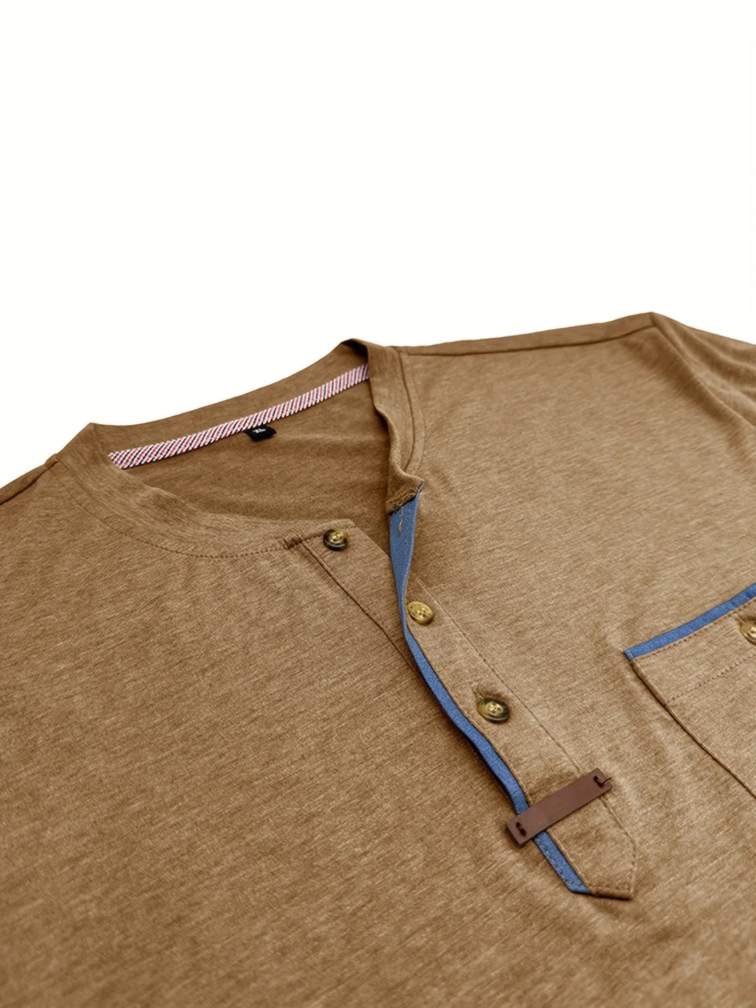 Varo™ | Elegant Round Neck T Shirt With Pocket