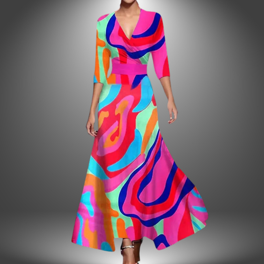 Vallina™ | Handcrafted Women's Long Dress