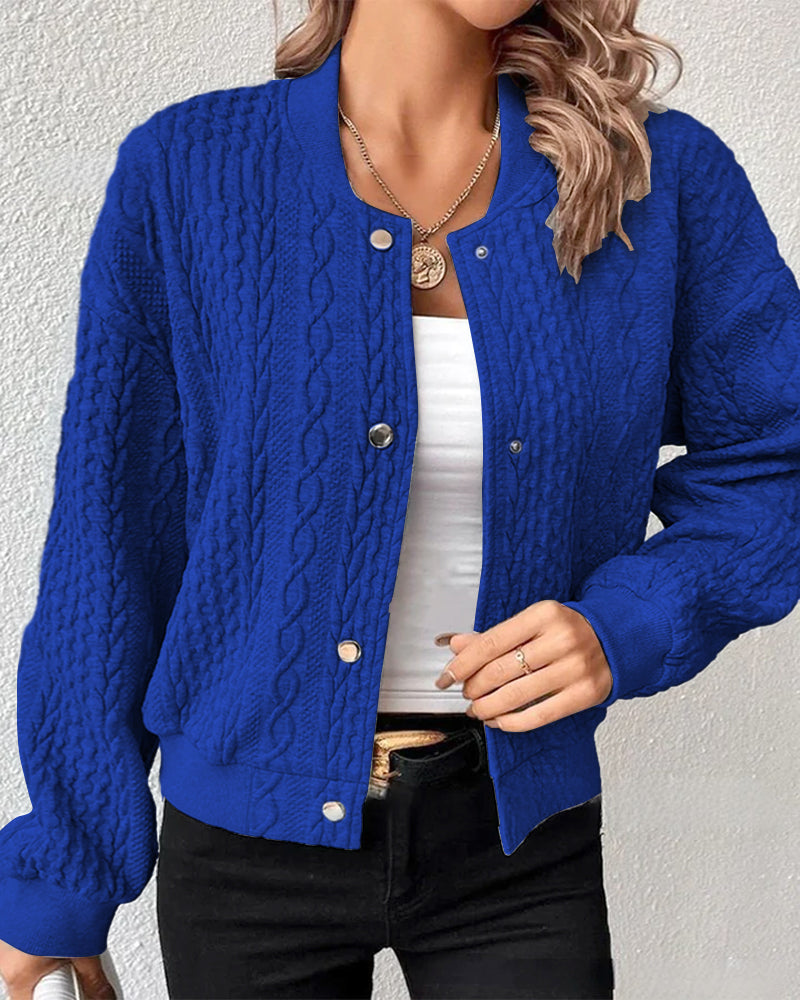 Evelith™ - Elegant Textured Cardigan