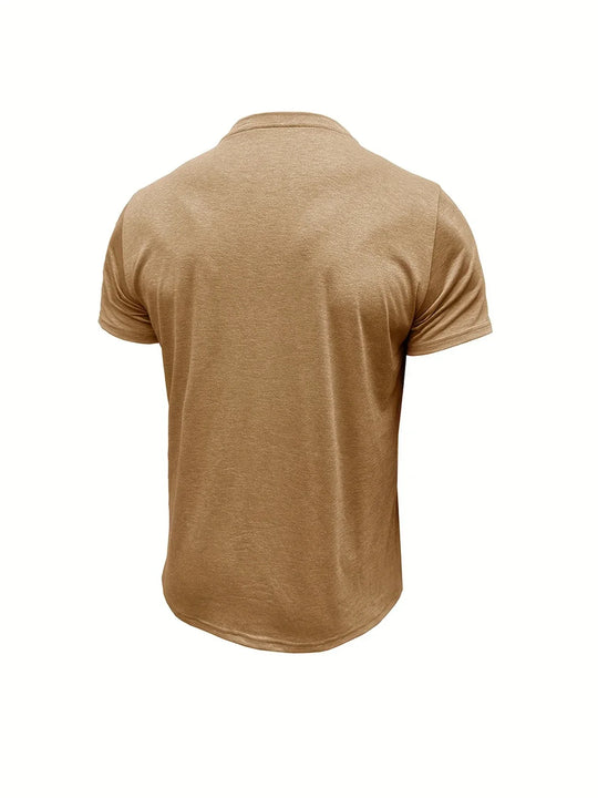 Varo™ | Elegant Round Neck T Shirt With Pocket