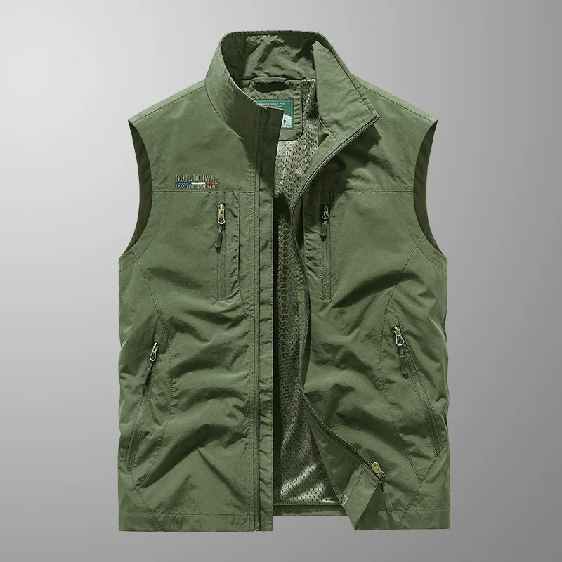 Bray™ | Multi-Pocket Breathable Outdoor Cargo Vest