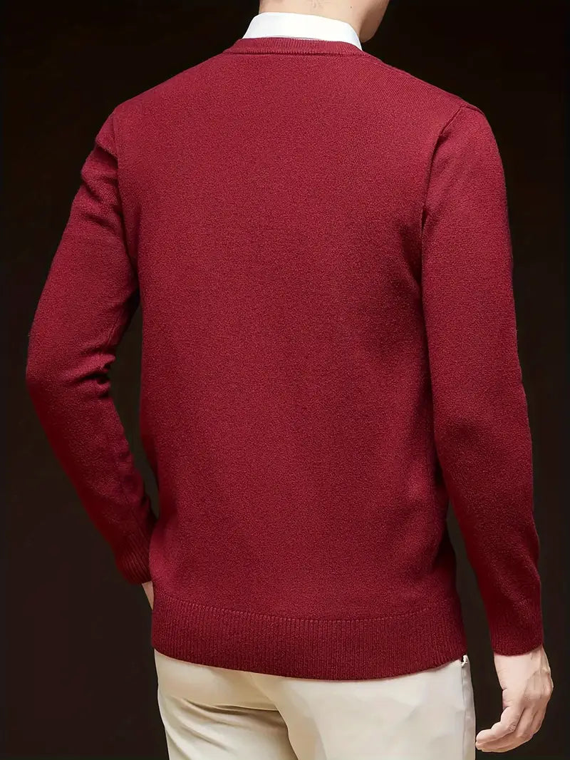 Pique™ | Men's V-Neck Knit Sweater