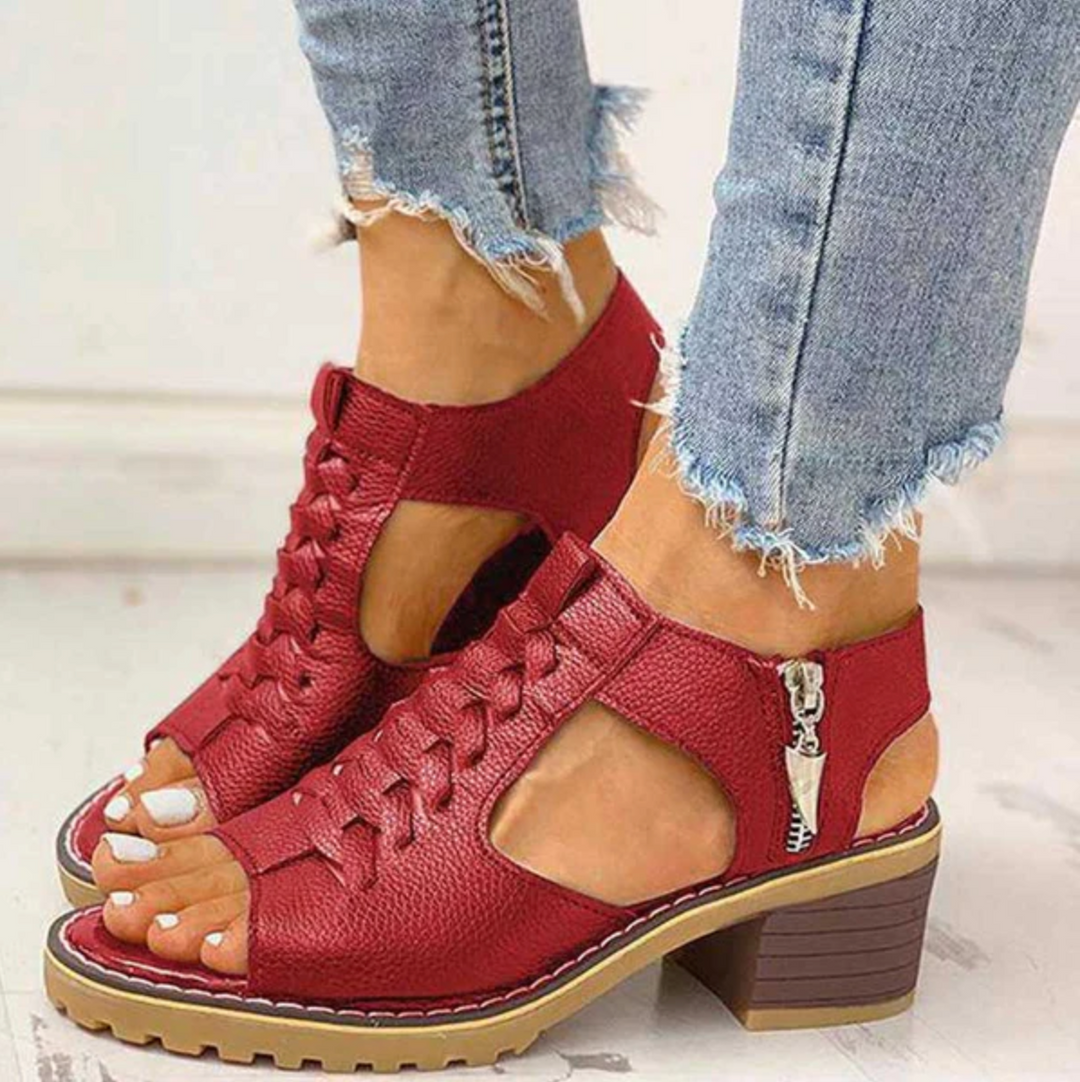 Elloria™ | Elegant High Heel Sandals