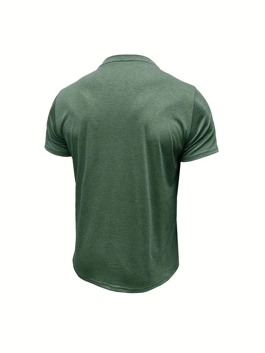 Varo™ | Elegant Round Neck T Shirt With Pocket