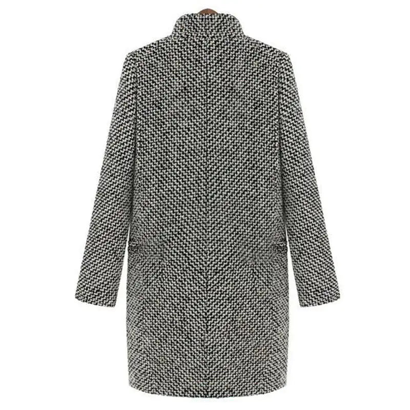 Vella™ | Elegant Long Wool Coat