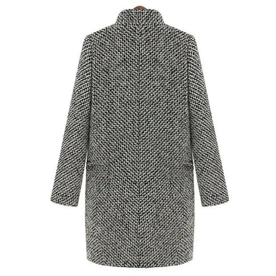 Vella™ | Elegant Long Wool Coat
