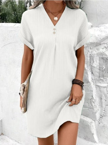 Orelia™ | V-neck Spring Dress