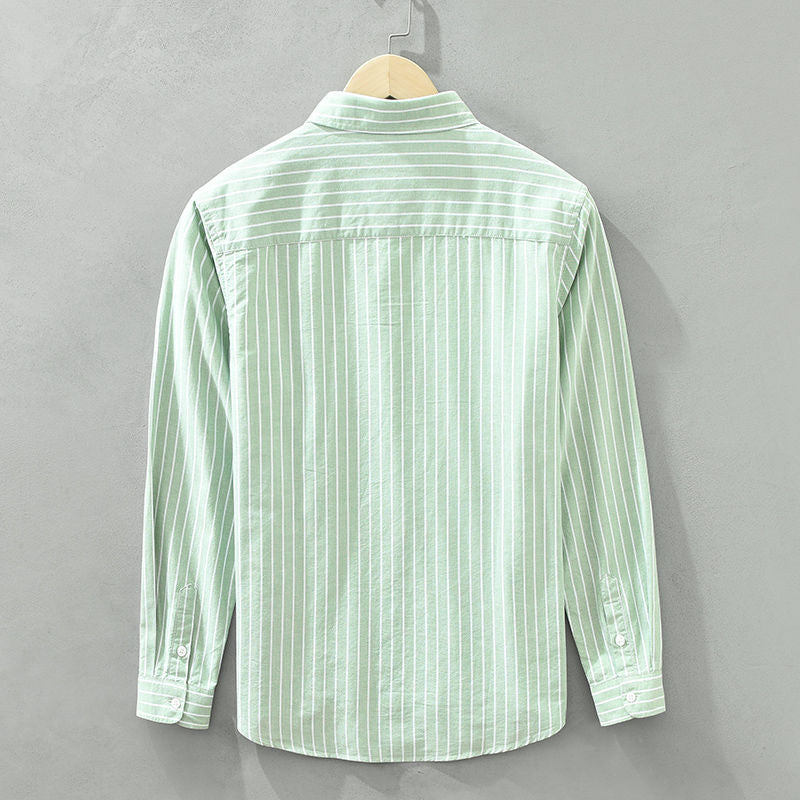 Velric™ | Chic Cotton Striped Over Shirt