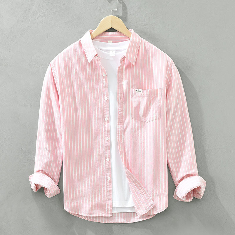 Velric™ | Chic Cotton Striped Over Shirt