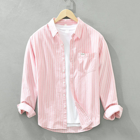 Velric™ | Chic Cotton Striped Over Shirt