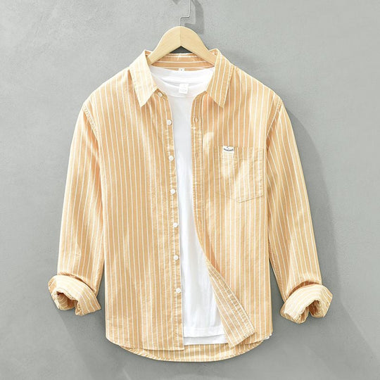 Velric™ | Chic Cotton Striped Over Shirt
