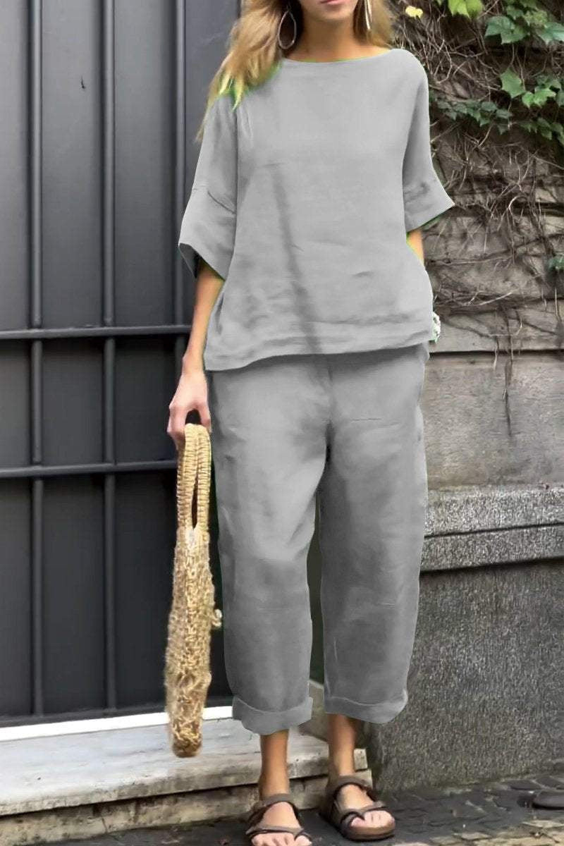 Lenora™ | Cotton and Linen Set