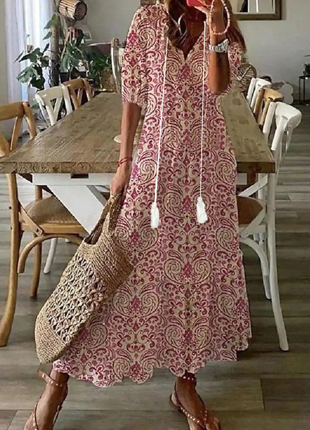 Avel™ | Maxi Dress with Paisley Print