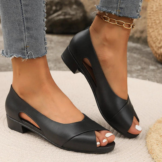 Nora™ | Low Heel Sandals