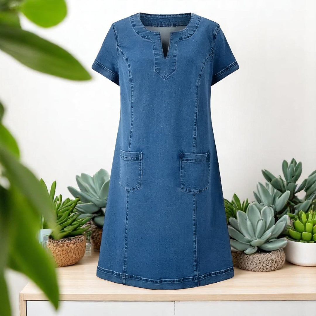 Soreya™ | Soft Denim Dress