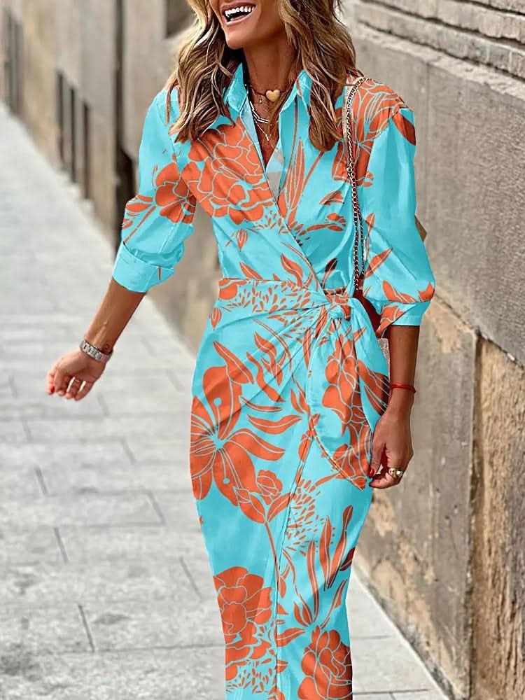 Senora | Printed Wrap Dress