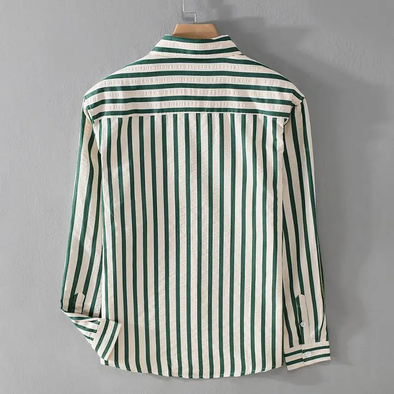 Enzo™ | Elegant Striped Shirt