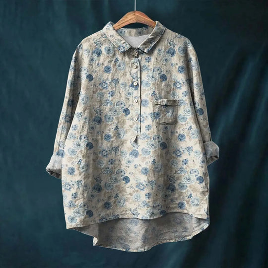 Calista™ | Elegant Women's Floral Shirt