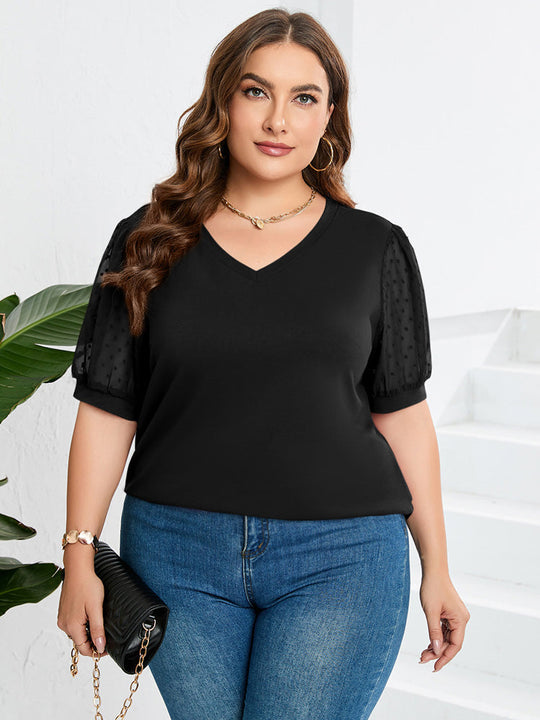 Emelle™ | Elegant Top With V-neck