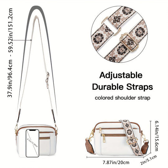 Thalena™ | Crossbody Vegan Leather  Bag