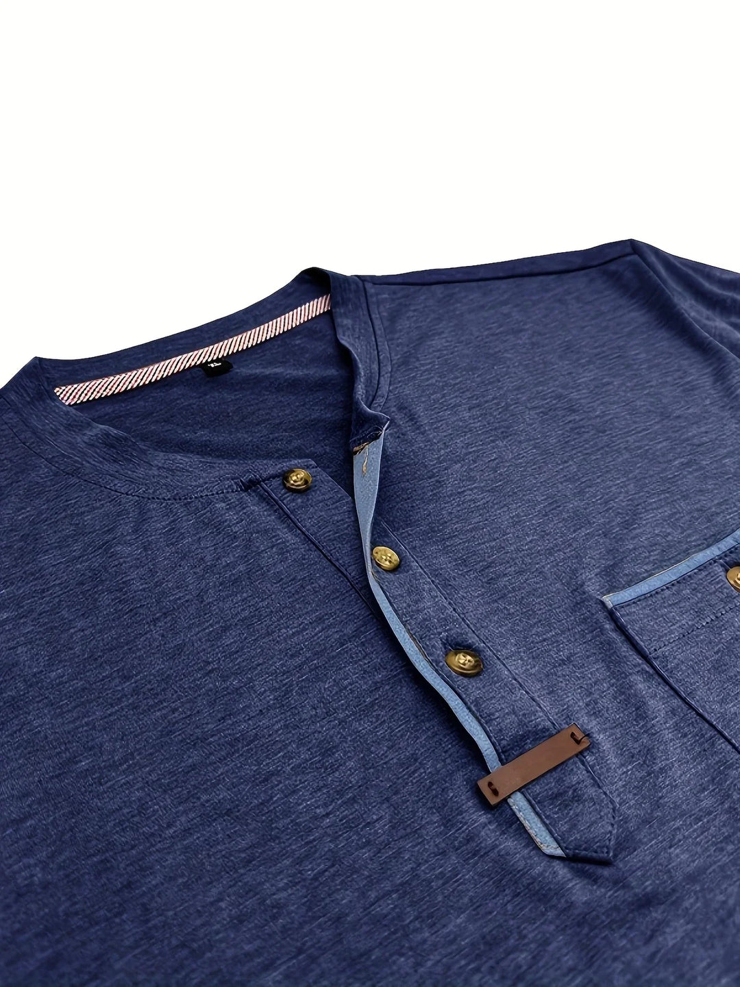 Varo™ | Elegant Round Neck T Shirt With Pocket