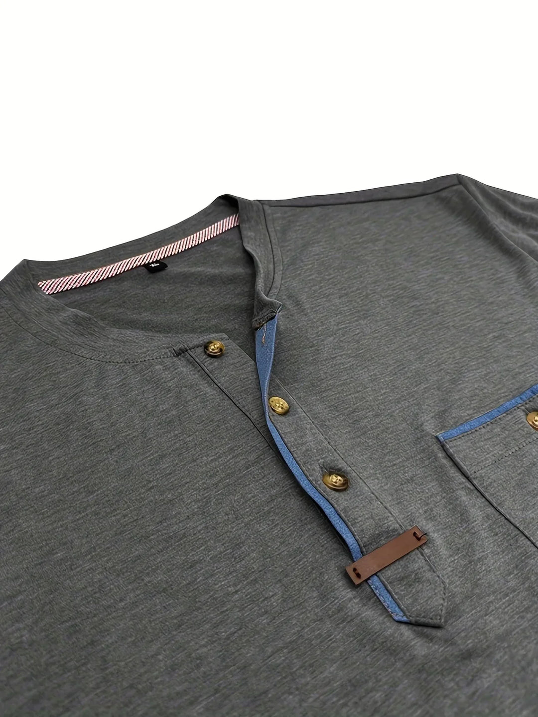 Varo™ | Elegant Round Neck T Shirt With Pocket