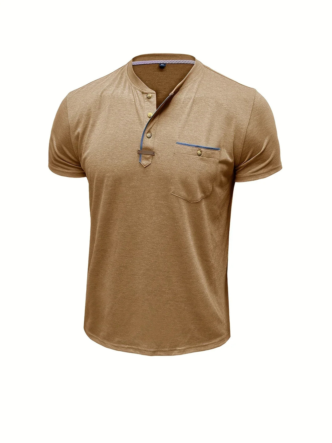 Varo™ | Elegant Round Neck T Shirt With Pocket