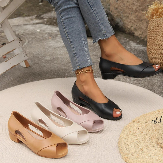 Nora™ | Low Heel Sandals