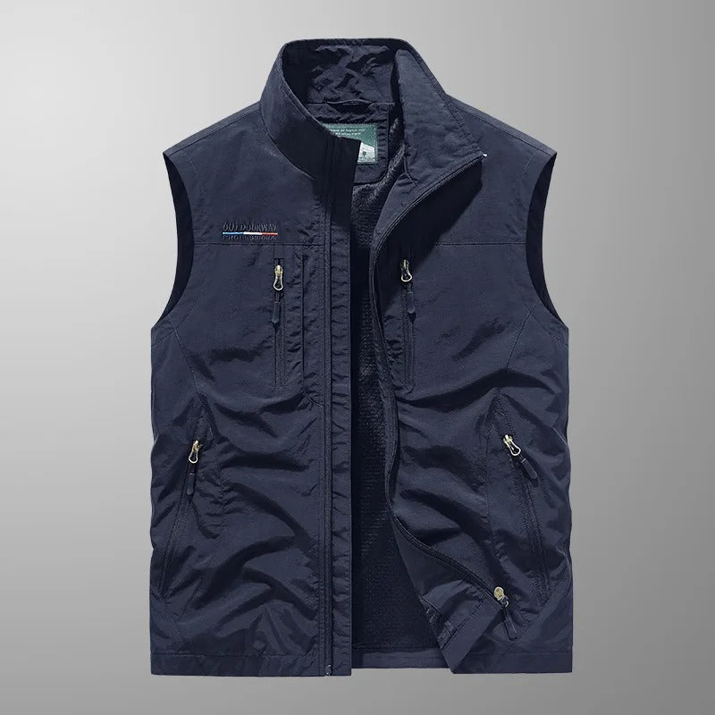 Bray™ | Multi-Pocket Breathable Outdoor Cargo Vest