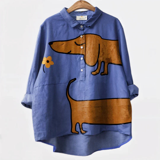Caryna™ | Dog Art Blouse