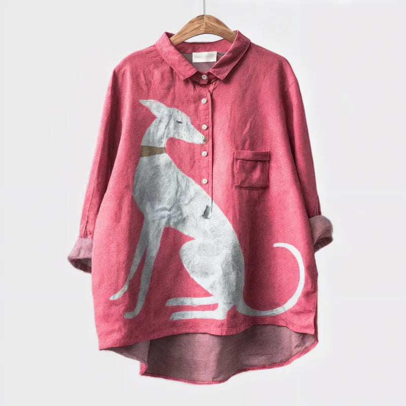 Caryna™ | Dog Art Blouse