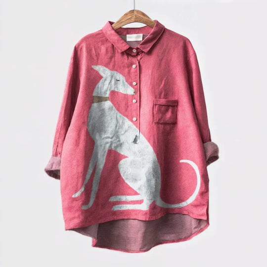 Caryna™ | Dog Art Blouse